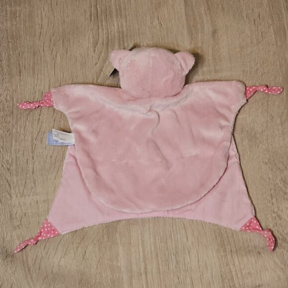 Aurora Baby Pink Bear Teether Lovey Hand Puppet New - Picture 2 of 8